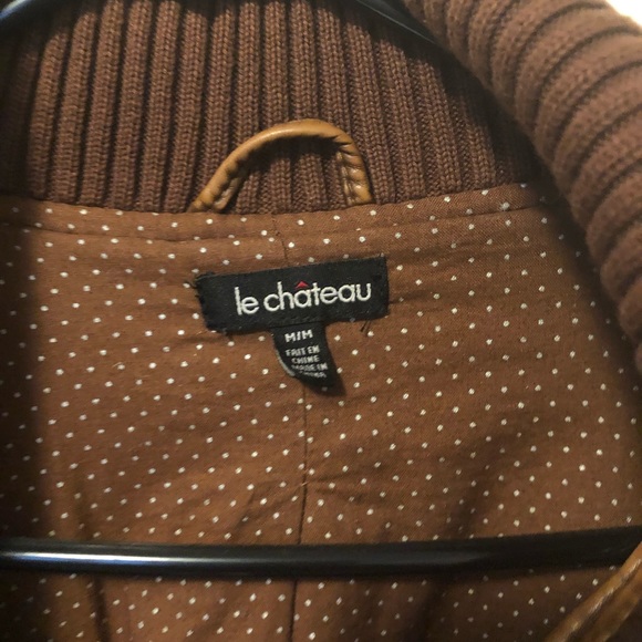 Le Chateau Pleather Jacket - Picture 2 of 4